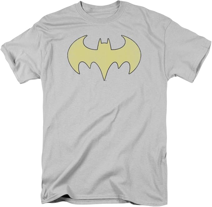 trevco 男式 dc 蝙蝠女标志做旧成人 t 恤